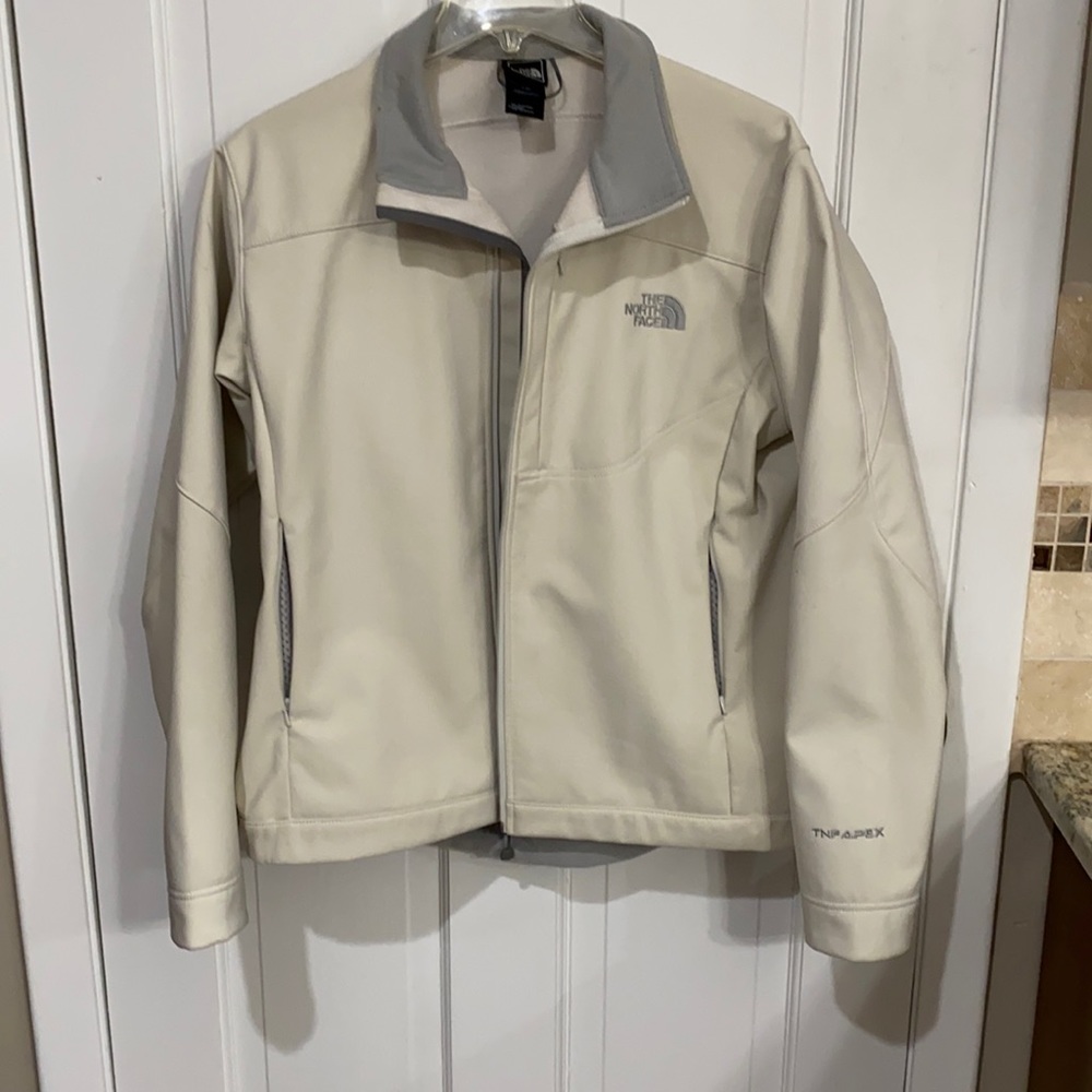 Northface size L off white jacket